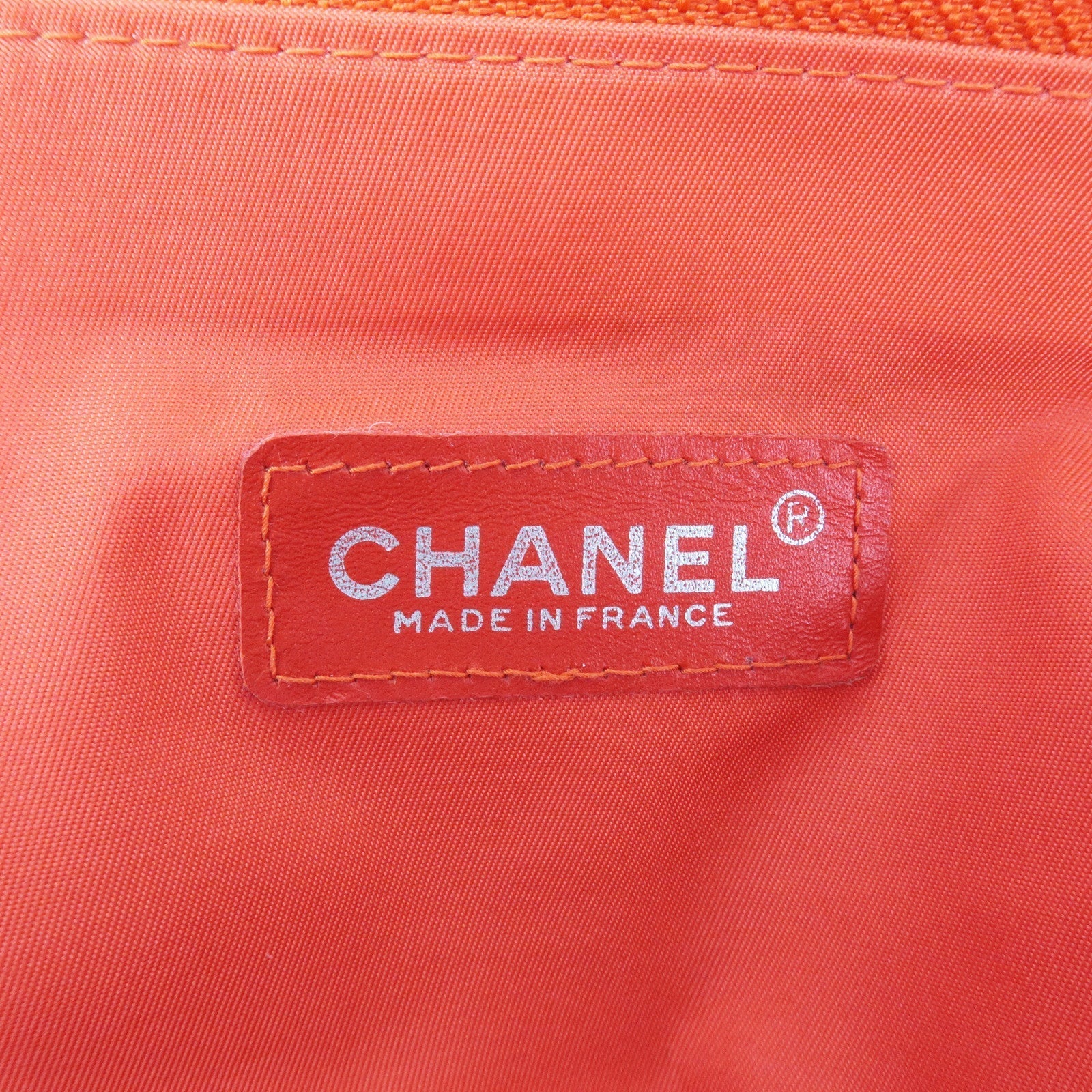 CHANEL New Travel Line Nylon Jacquard Leather Tote Bag TGM A15826