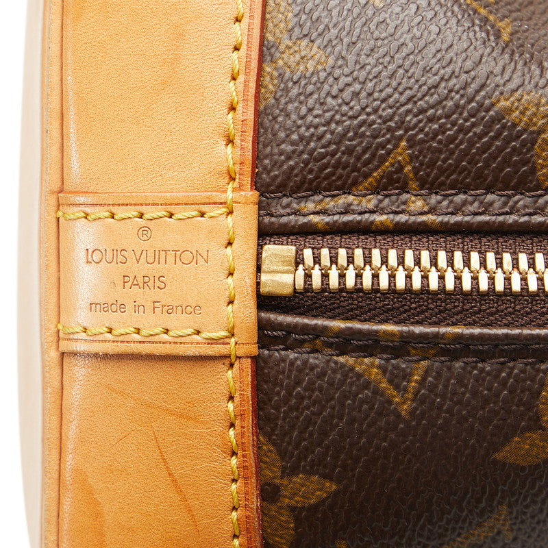 Louis Vuitton Monogram Alma Handbag M53151 Brown PVC Leather  Louis Vuitton