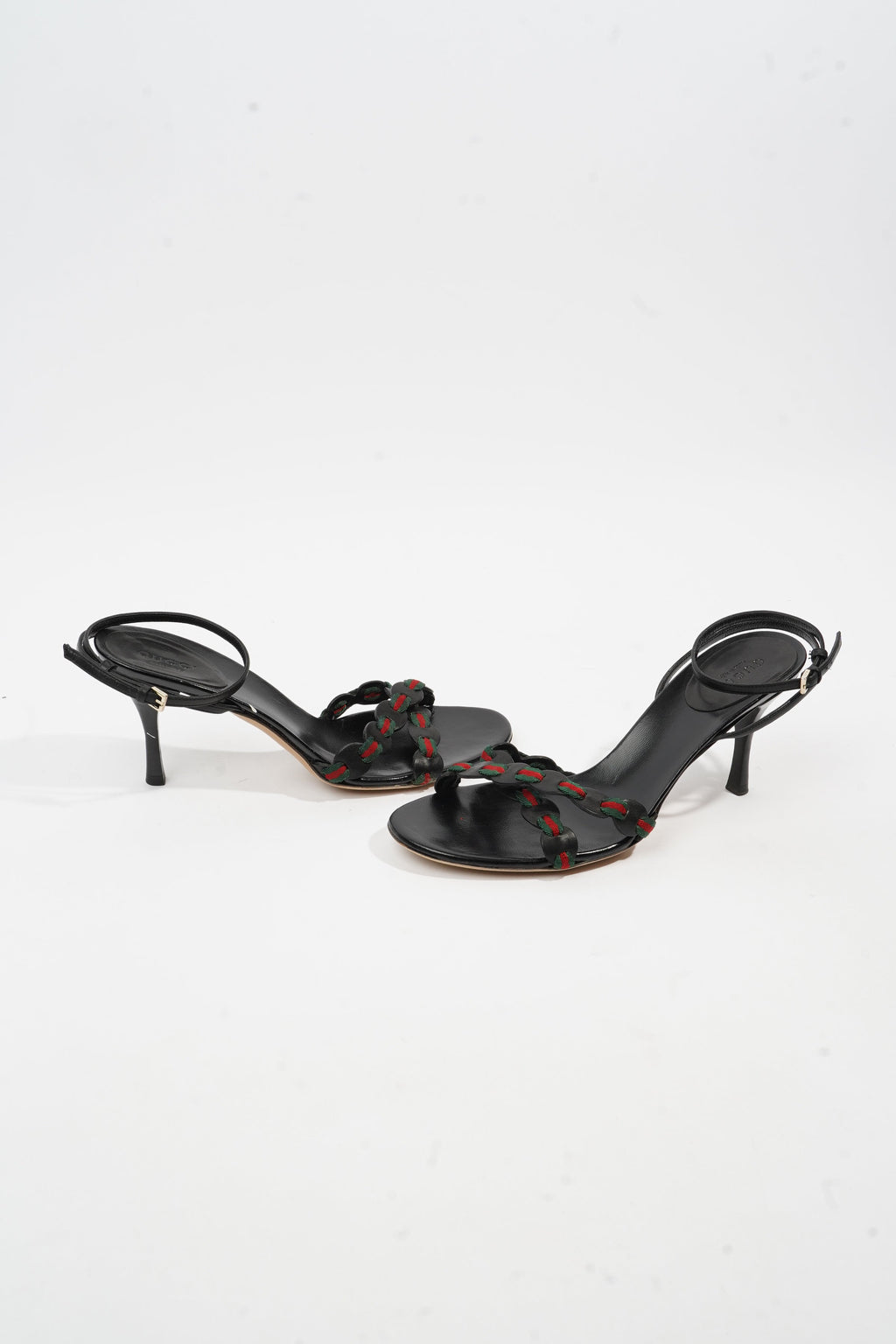 Gucci Strap Sandal Black Leather EU 37 UK 4