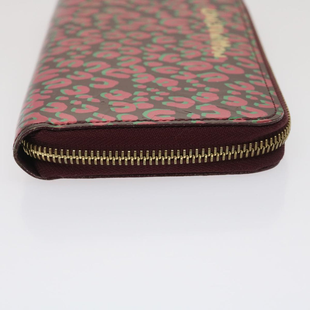 Louis Vuitton Bordeaux Patent leather Portefeuille zippy wallet accessories