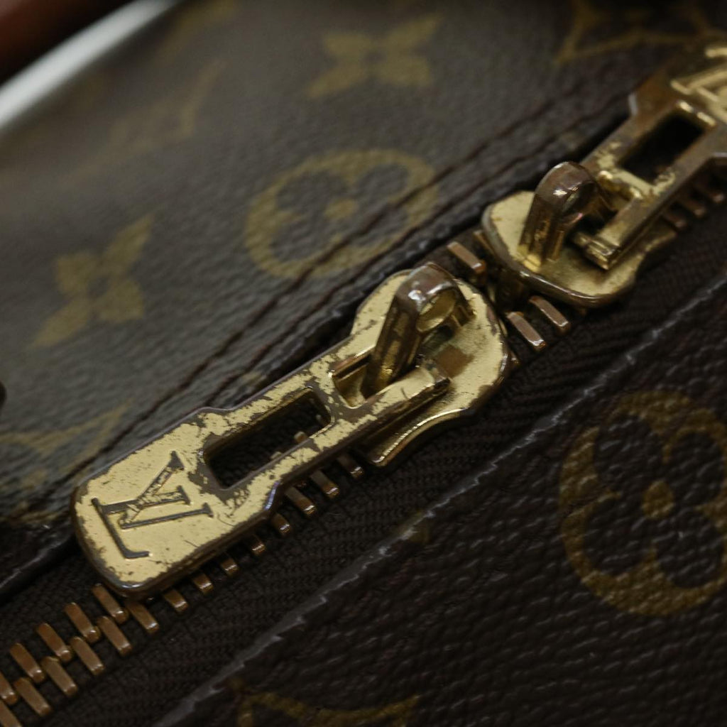 Louis Vuitton Brown Canvas Keepall 45 travel bag