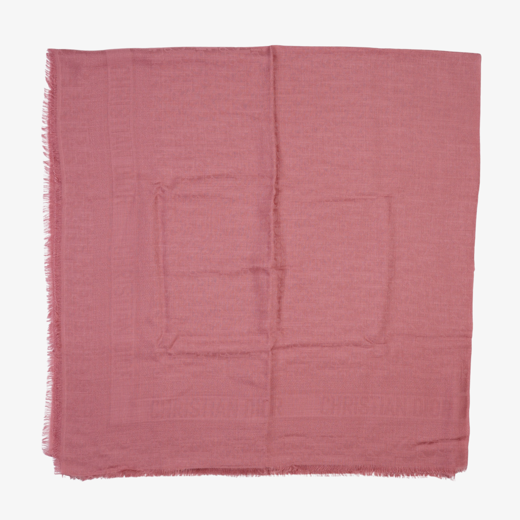 Dior Womens Oblique Scarf Pink