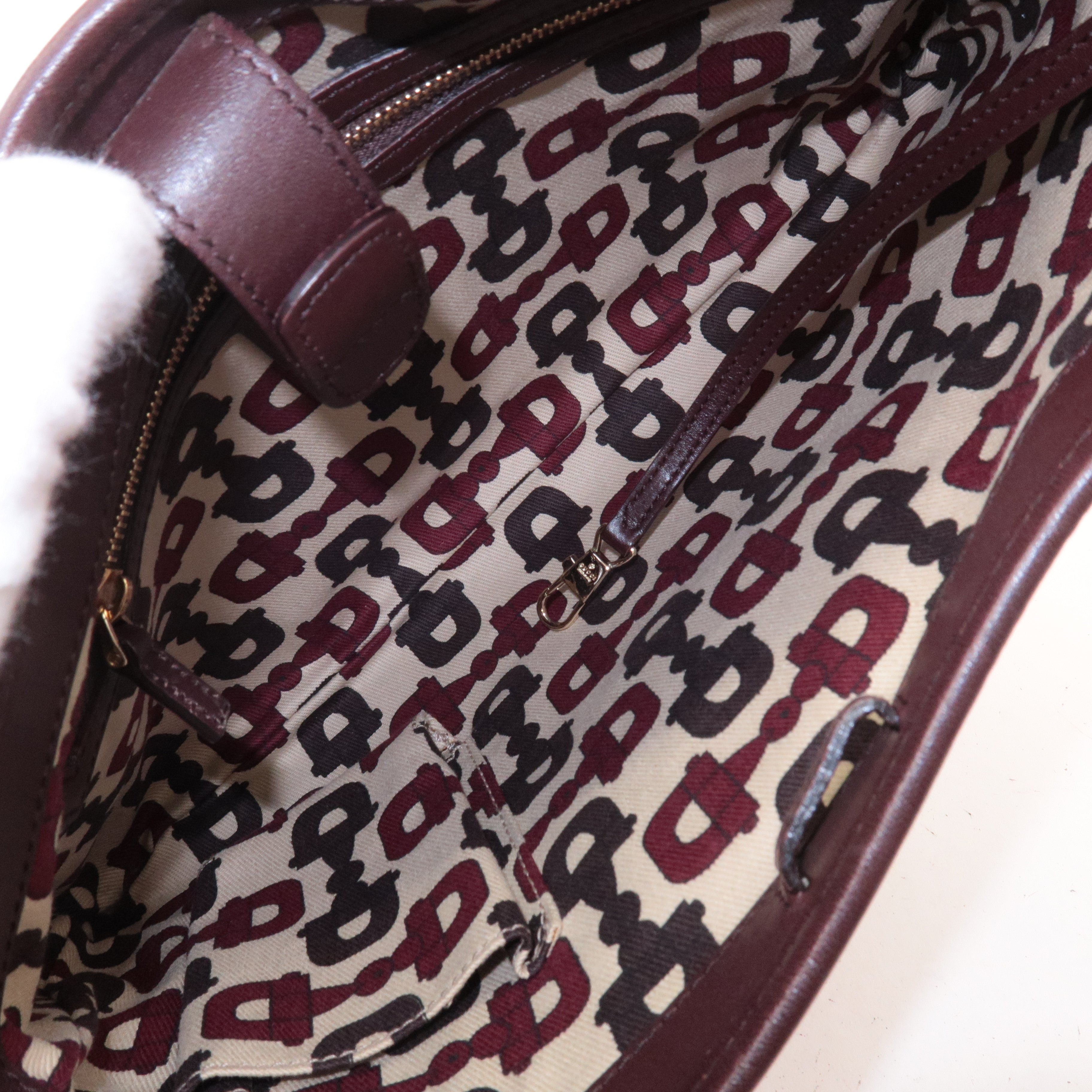 GUCCI Guccissima Leather Shoulder Bag Hand Bag Brown 145778