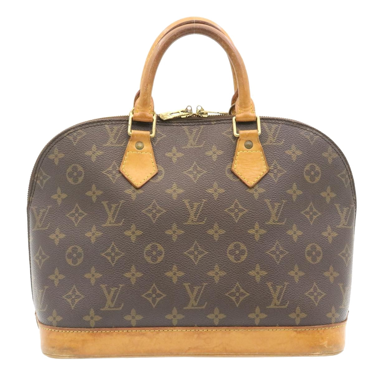 Louis Vuitton Brown Canvas Alma handbag bag