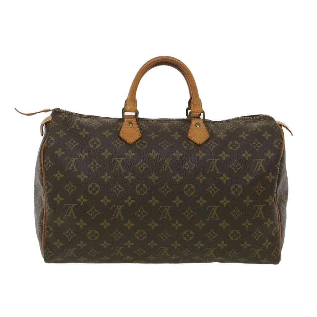 Louis Vuitton Brown Canvas Speedy 40 travel bag