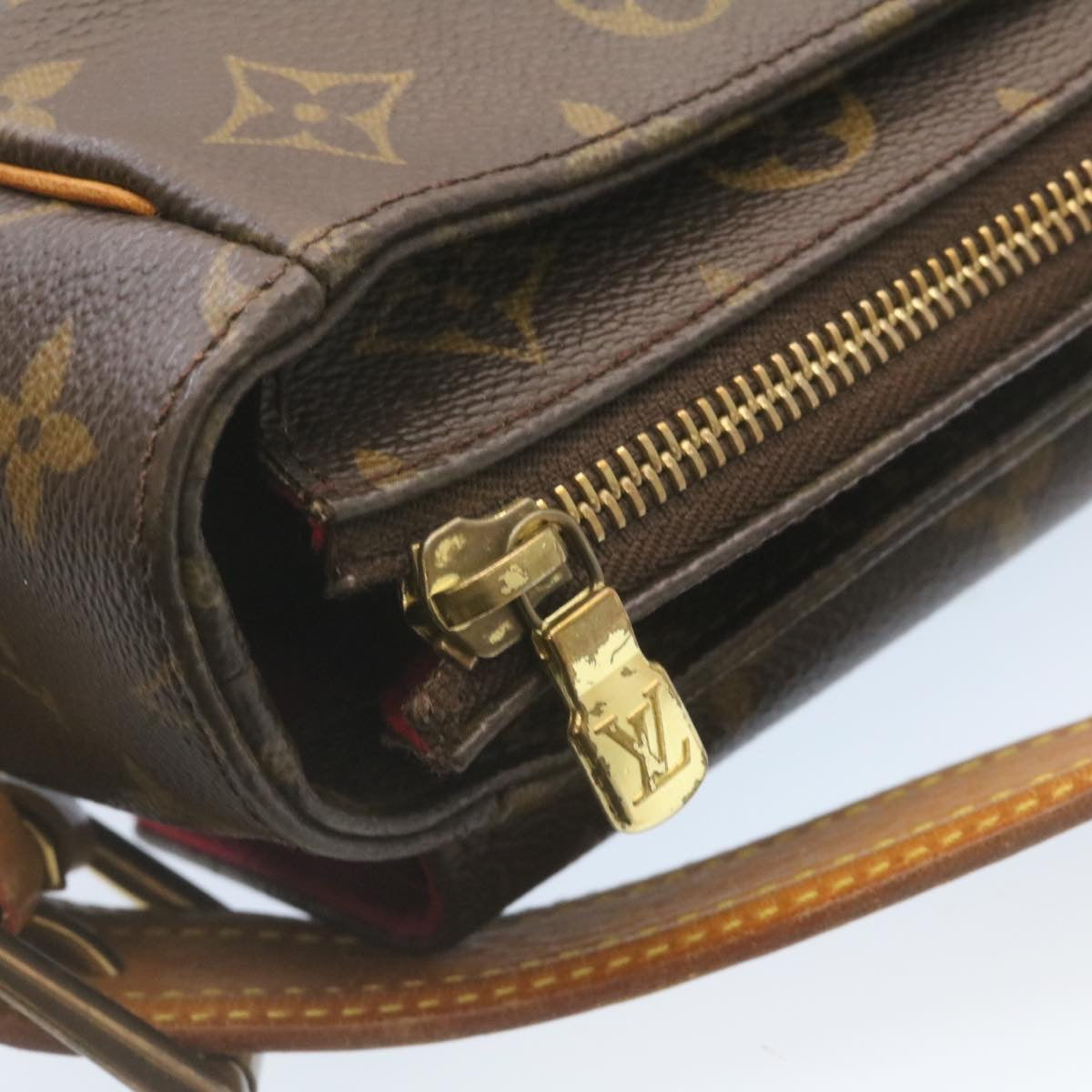 Louis Vuitton Gray Canvas Viva Cite shoulder bag