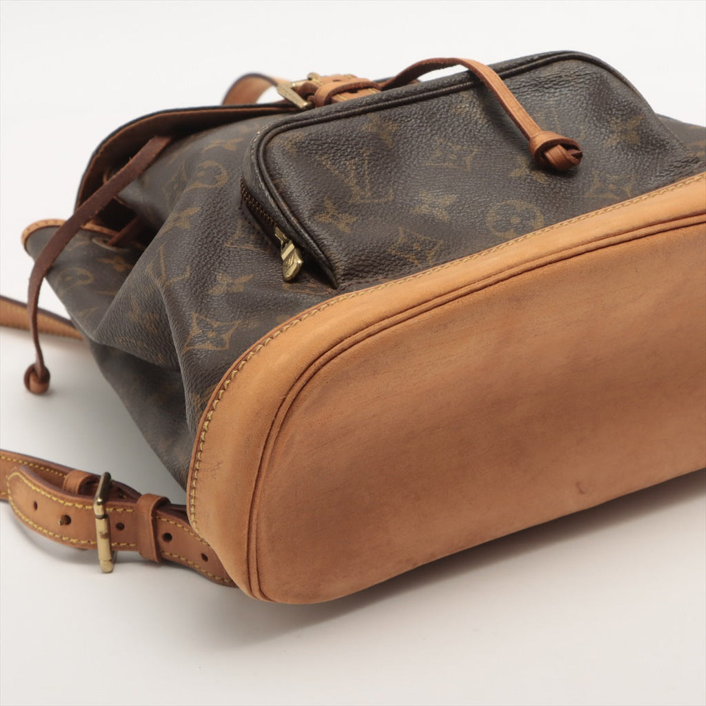 Louis Vuitton Brown Leather Montsouris shoulder bag