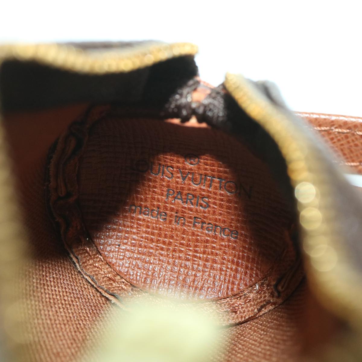 Louis Vuitton Brown Canvas  clutch bag