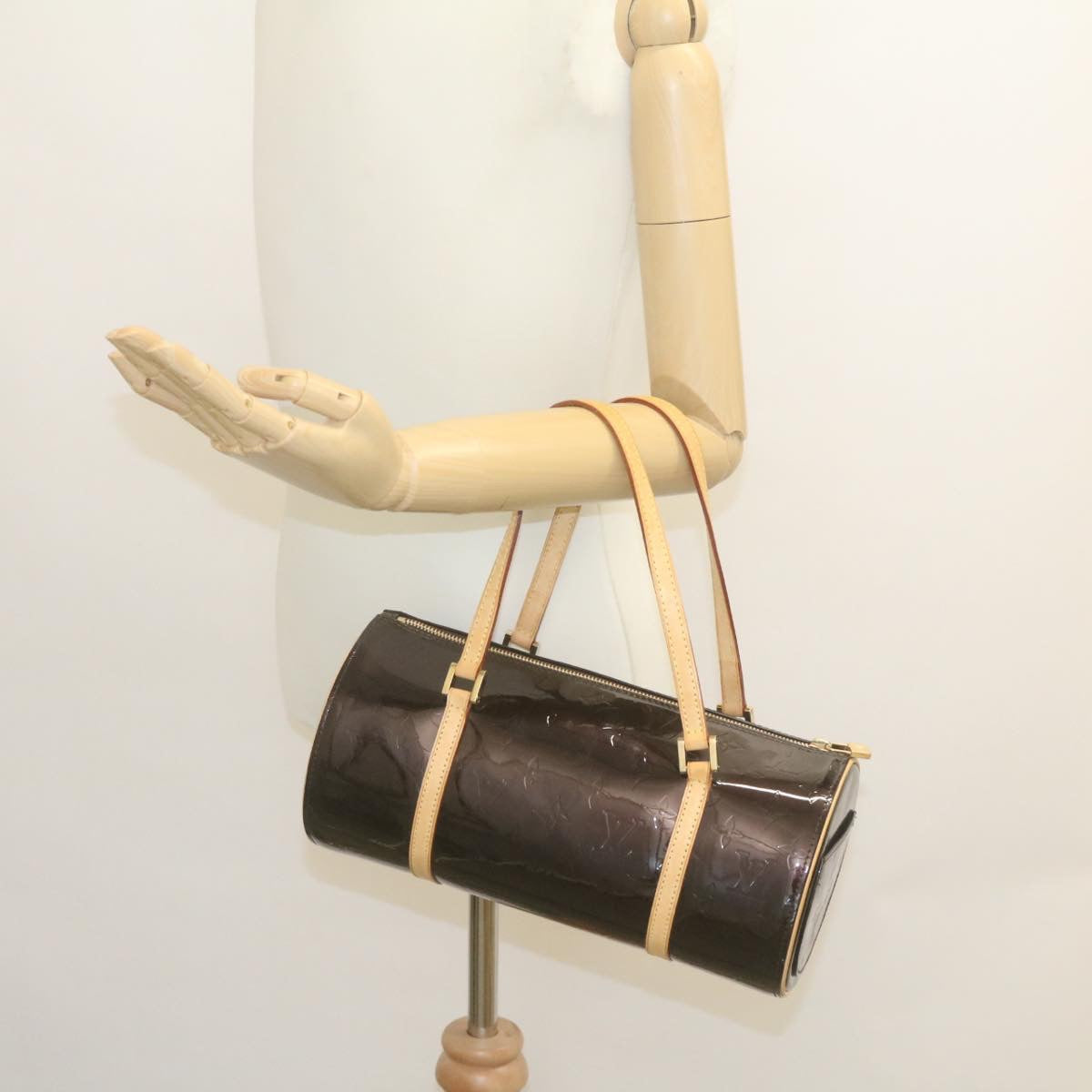Louis Vuitton Anthracite Patent leather Bedford handbag bag
