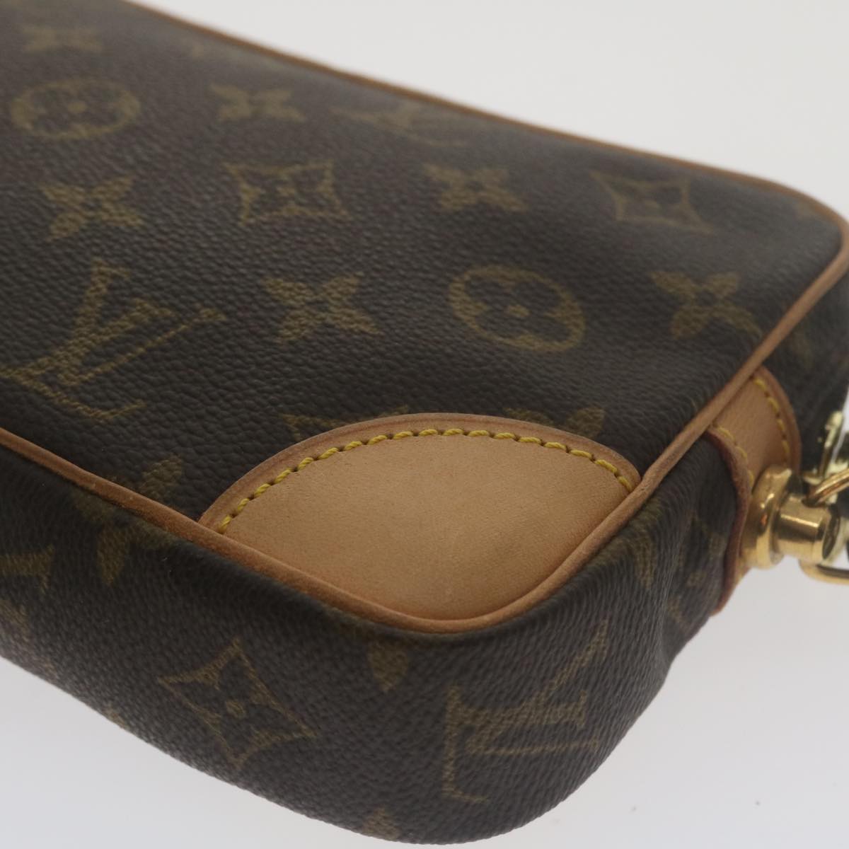 Louis Vuitton Brown Canvas Marly Dragonne clutch bag