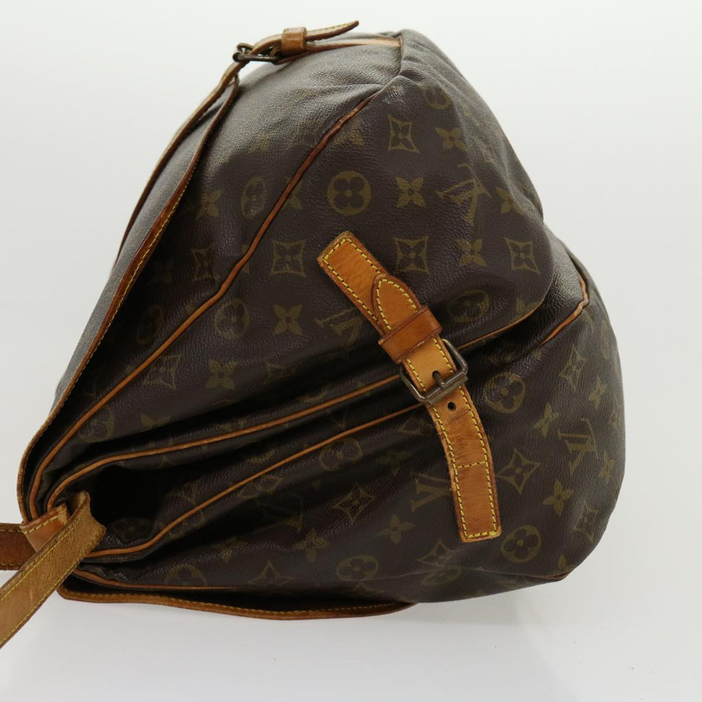 Louis Vuitton Brown Canvas Saumur 35 shoulder bag