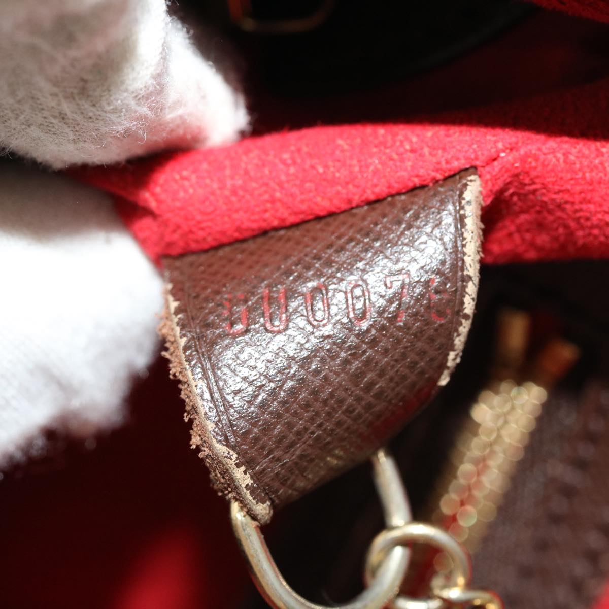 Louis Vuitton Brown Canvas Bucket shoulder bag