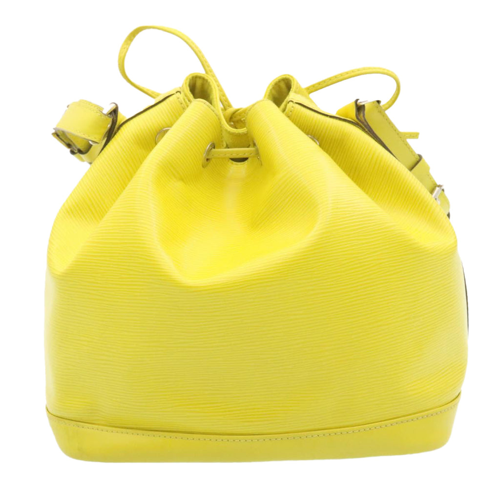 Louis Vuitton Yellow Leather Petit Noe shoulder bag