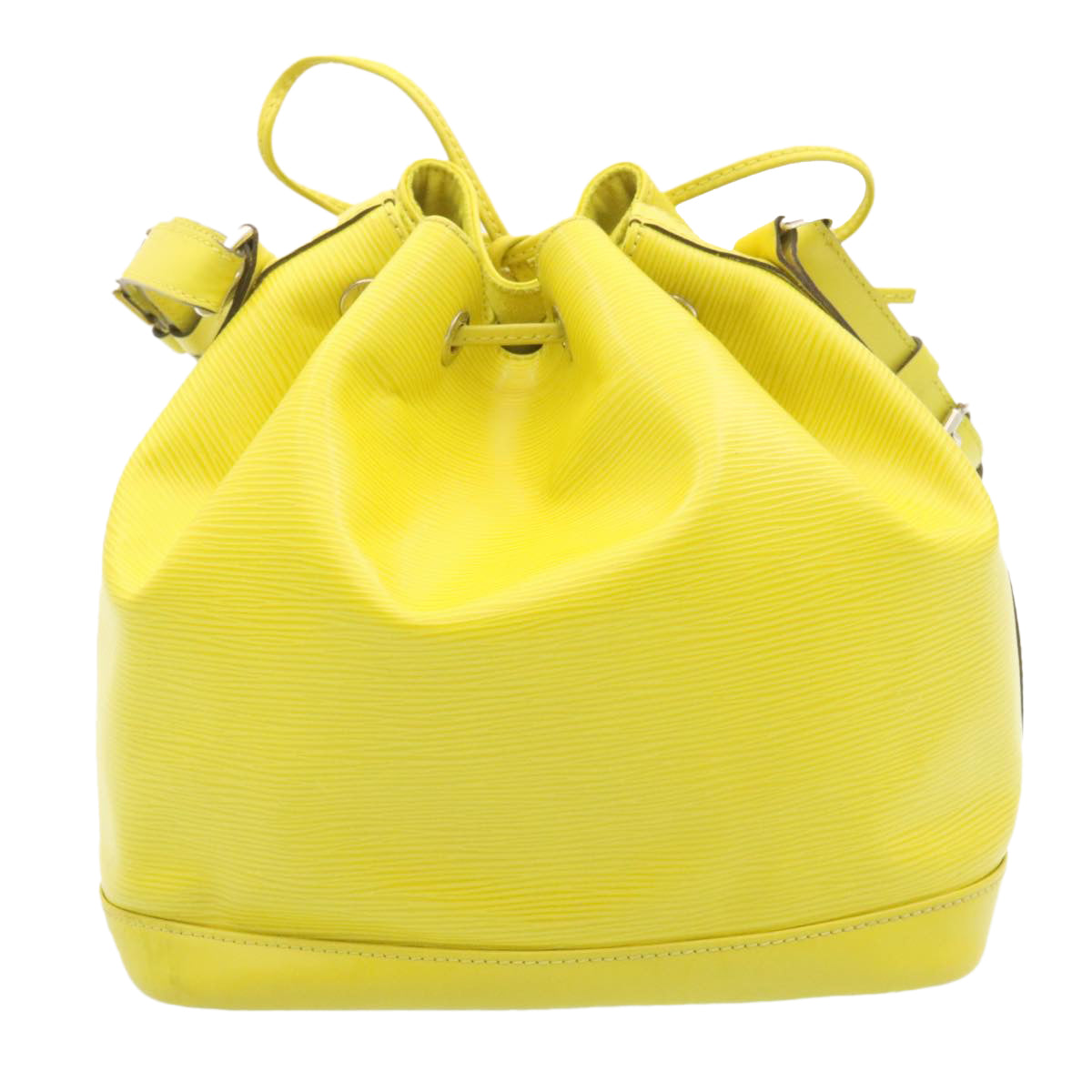 Louis Vuitton Yellow Leather Petit Noe shoulder bag