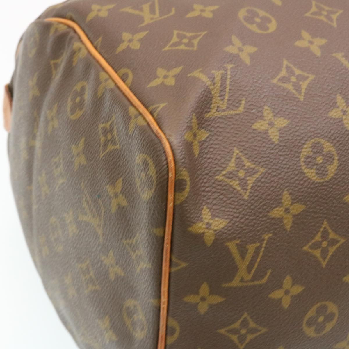 Louis Vuitton Brown Canvas Keepall 45 travel bag