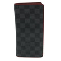 Louis Vuitton Black Canvas Brazza wallet accessories