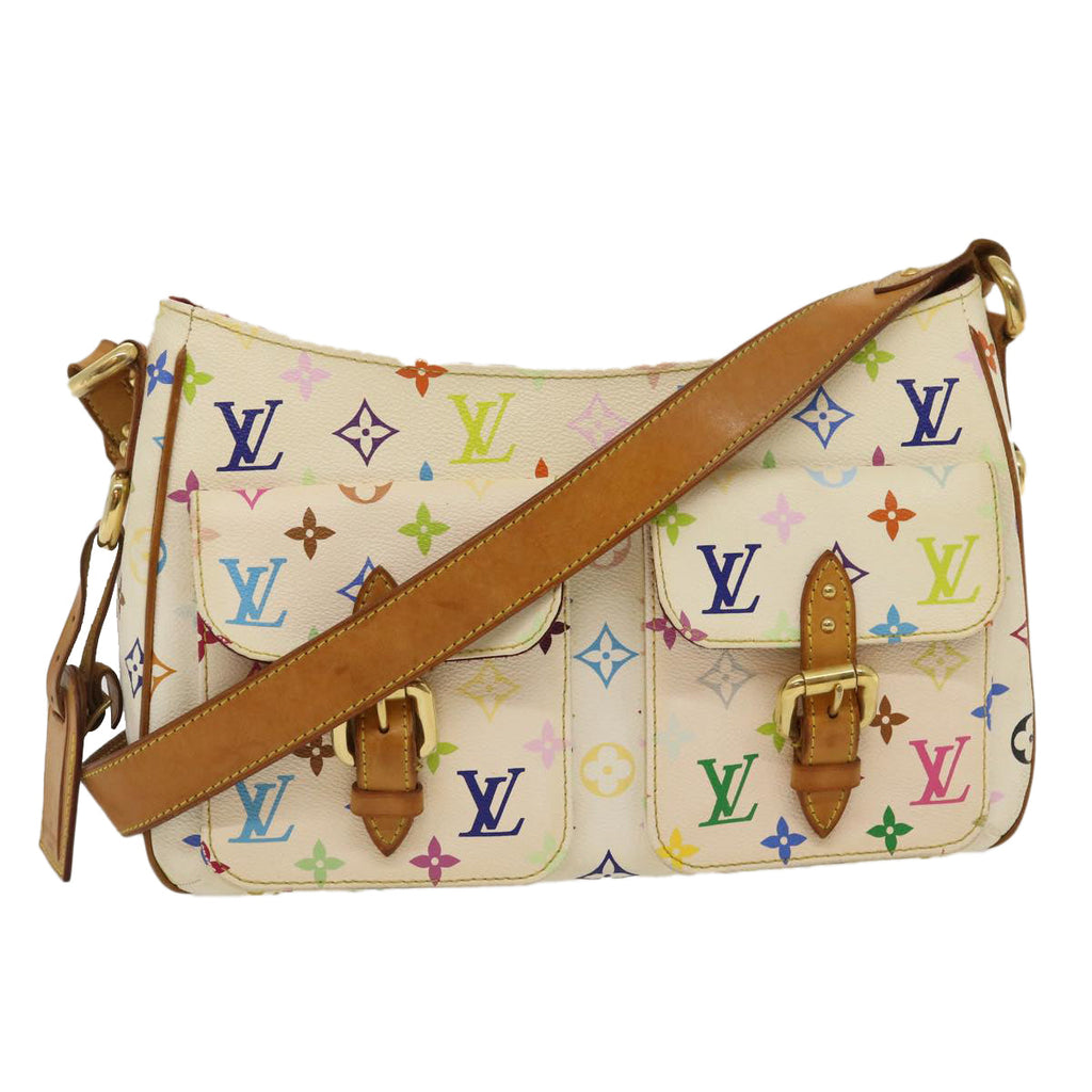 Louis Vuitton White Canvas Lodge shoulder bag