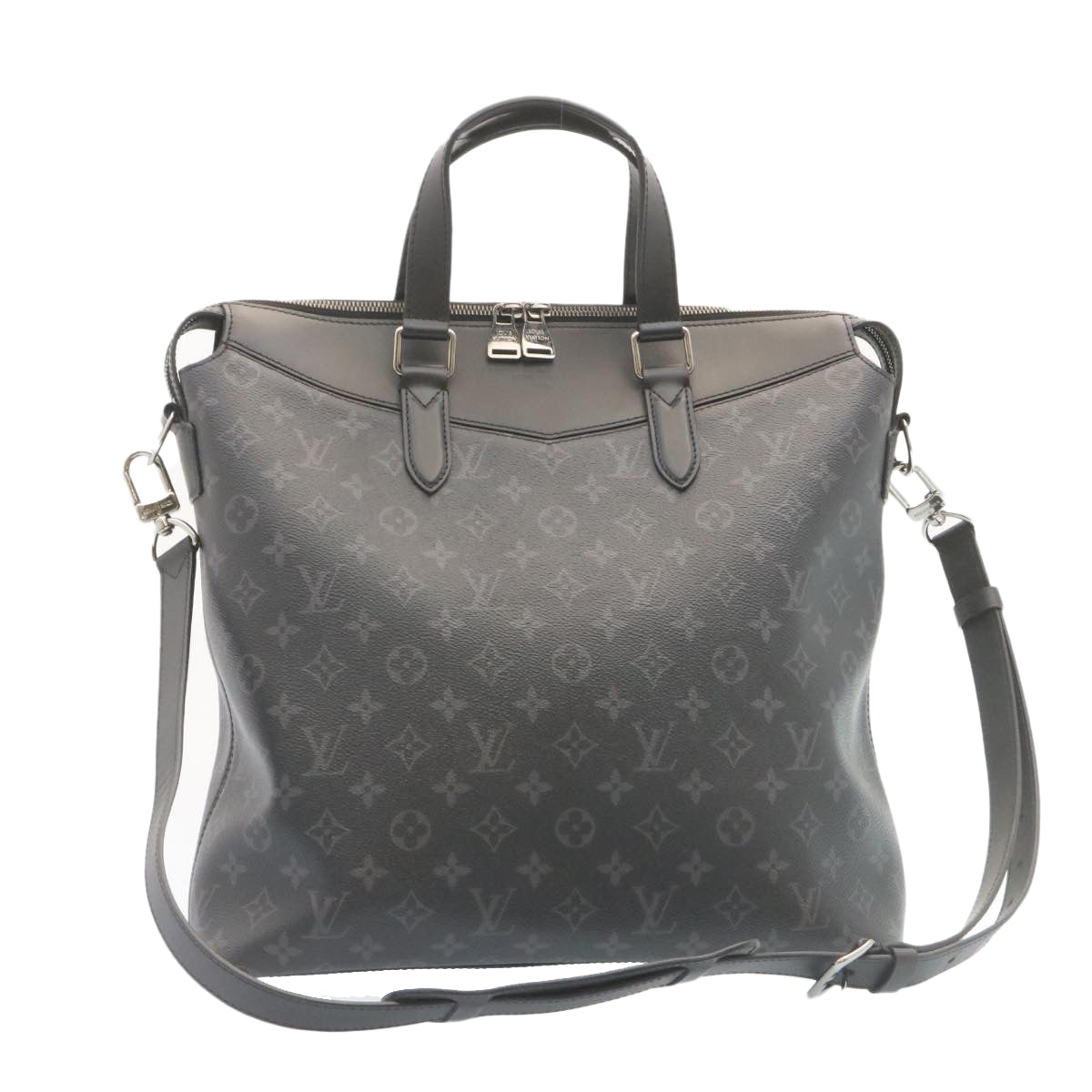 Louis Vuitton Gray Canvas Explorer handbag bag