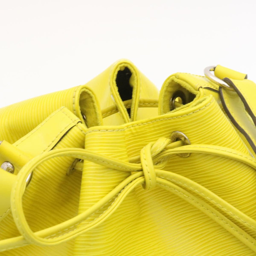 Louis Vuitton Yellow Leather Petit Noe shoulder bag
