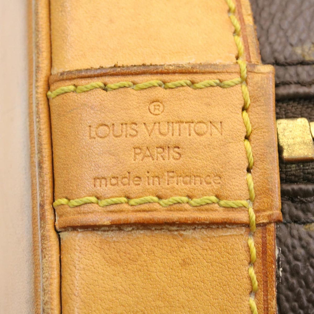 Louis Vuitton Brown Canvas Alma handbag bag