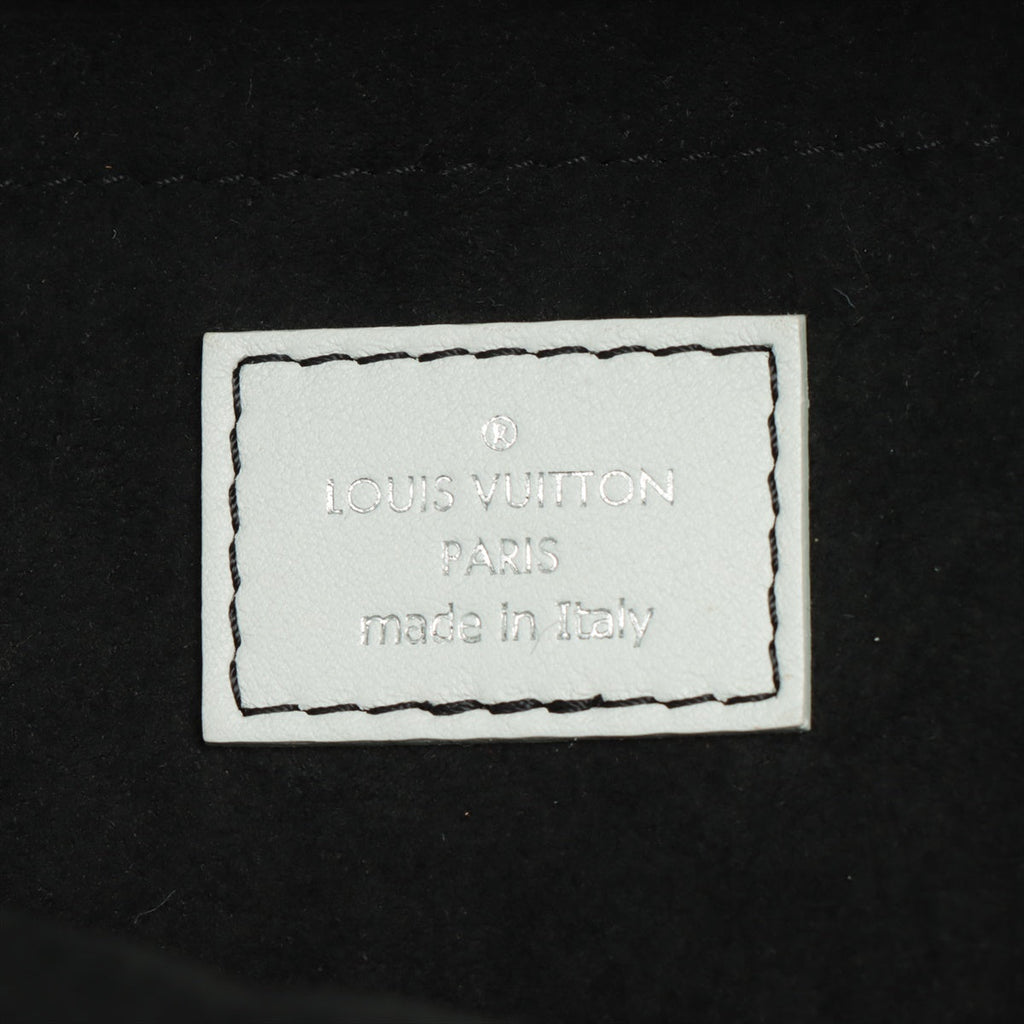 Louis Vuitton Gray Leather Palm Springs shoulder bag
