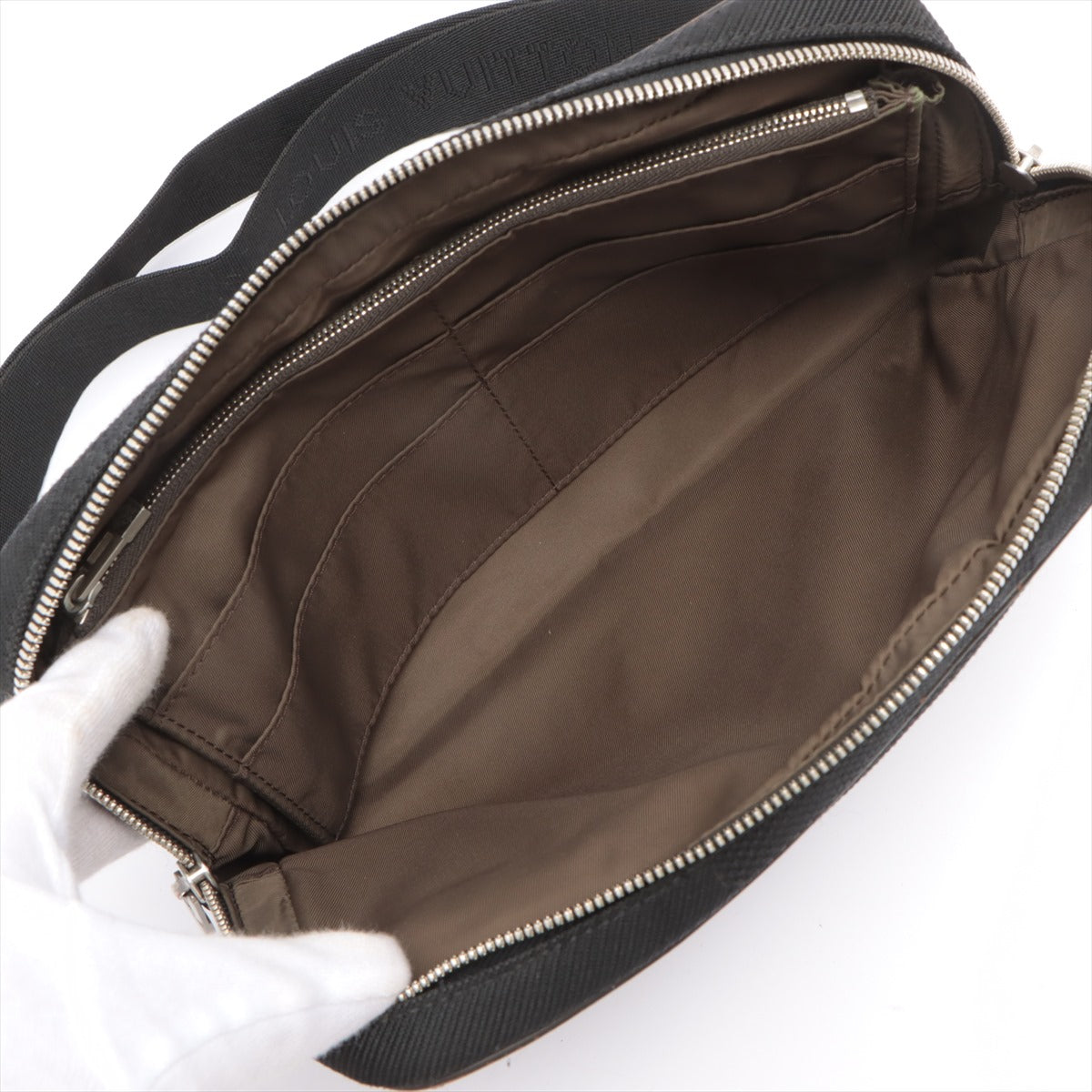 Louis Vuitton Black Canvas Geant Acrobat shoulder bag