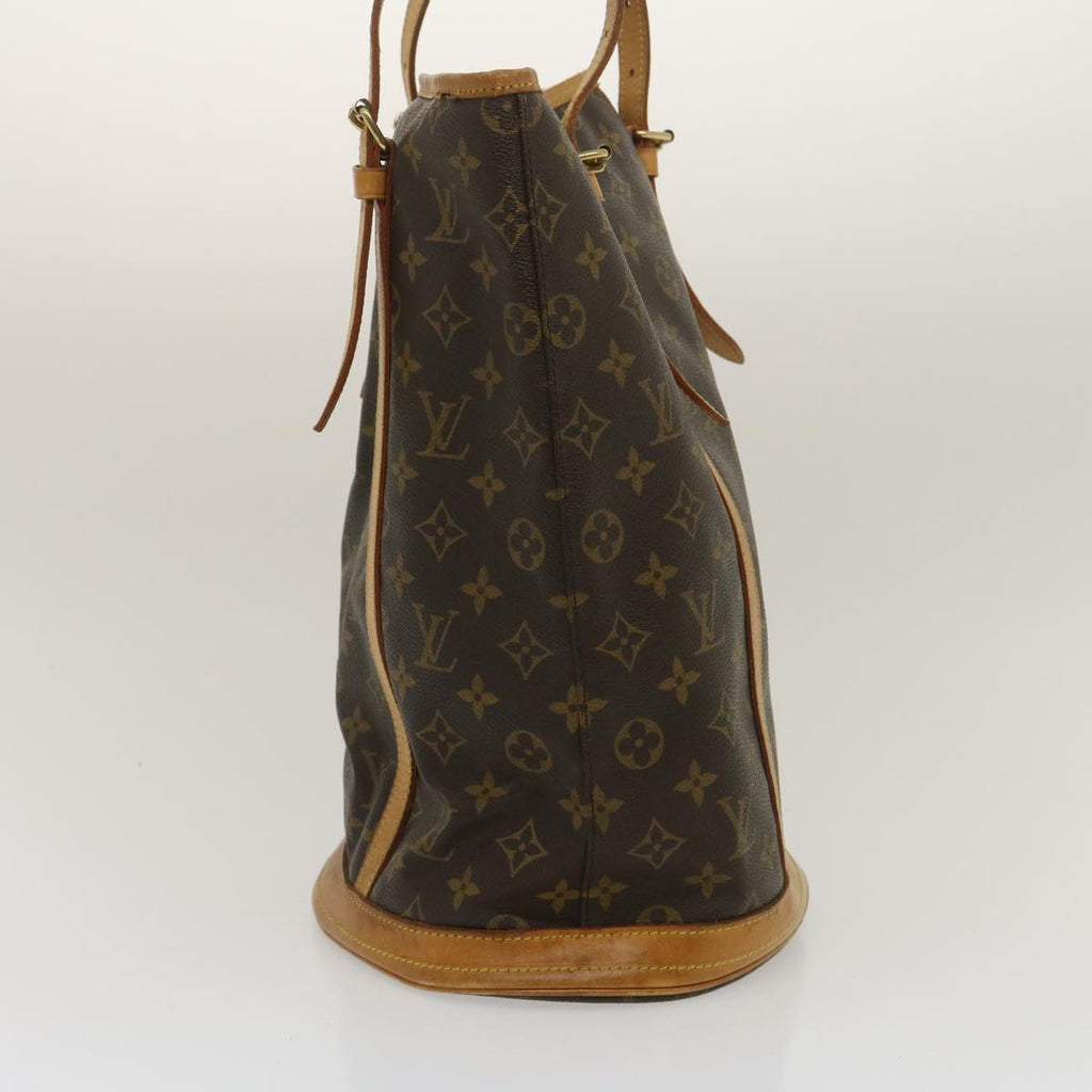 Louis Vuitton Gray Canvas Bucket GM shoulder bag