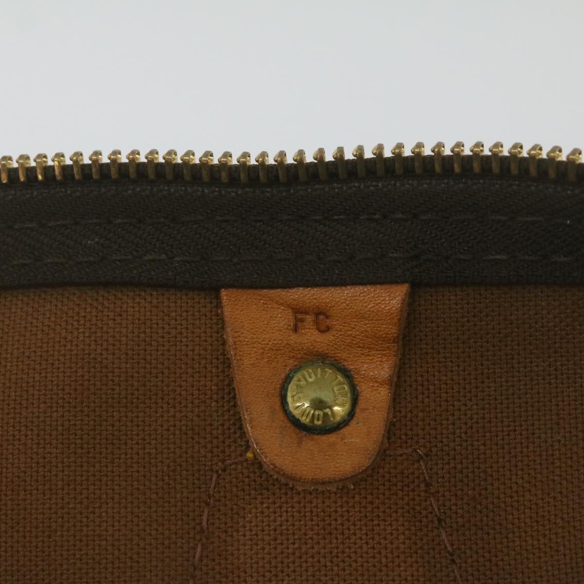 Louis Vuitton Gray Canvas Speedy 35 handbag bag