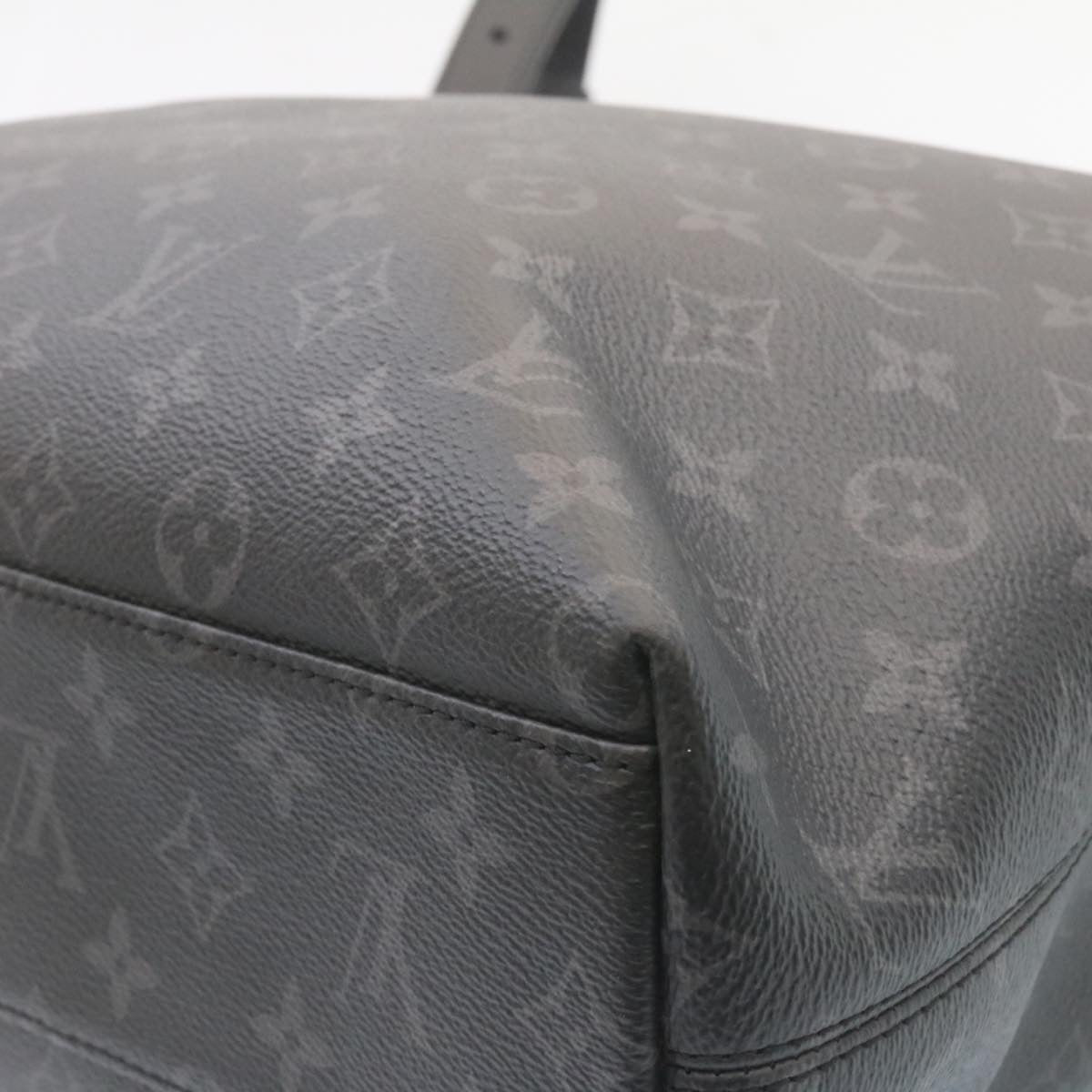 Louis Vuitton Gray Canvas Explorer handbag bag