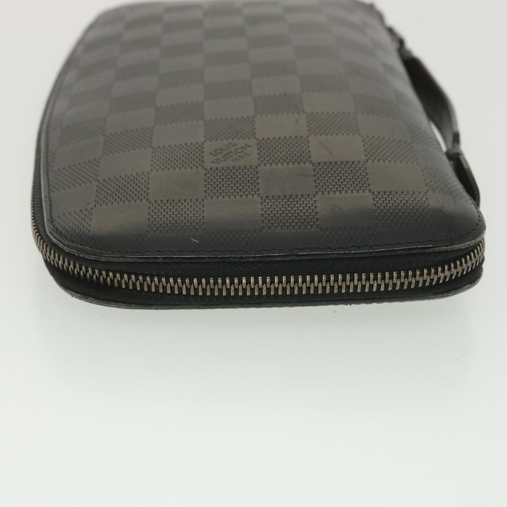 Louis Vuitton Black Leather Zippy wallet wallet accessories
