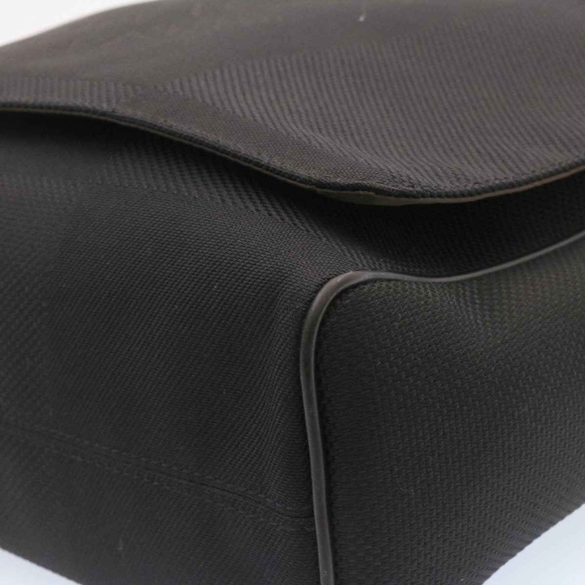 Louis Vuitton Black Canvas Petit messager shoulder bag