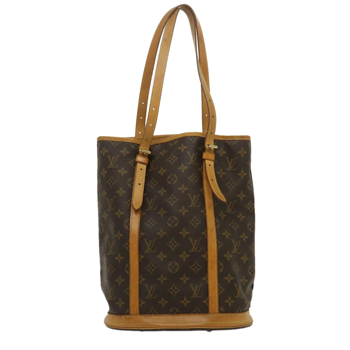 Louis Vuitton Gray Canvas Bucket GM shoulder bag