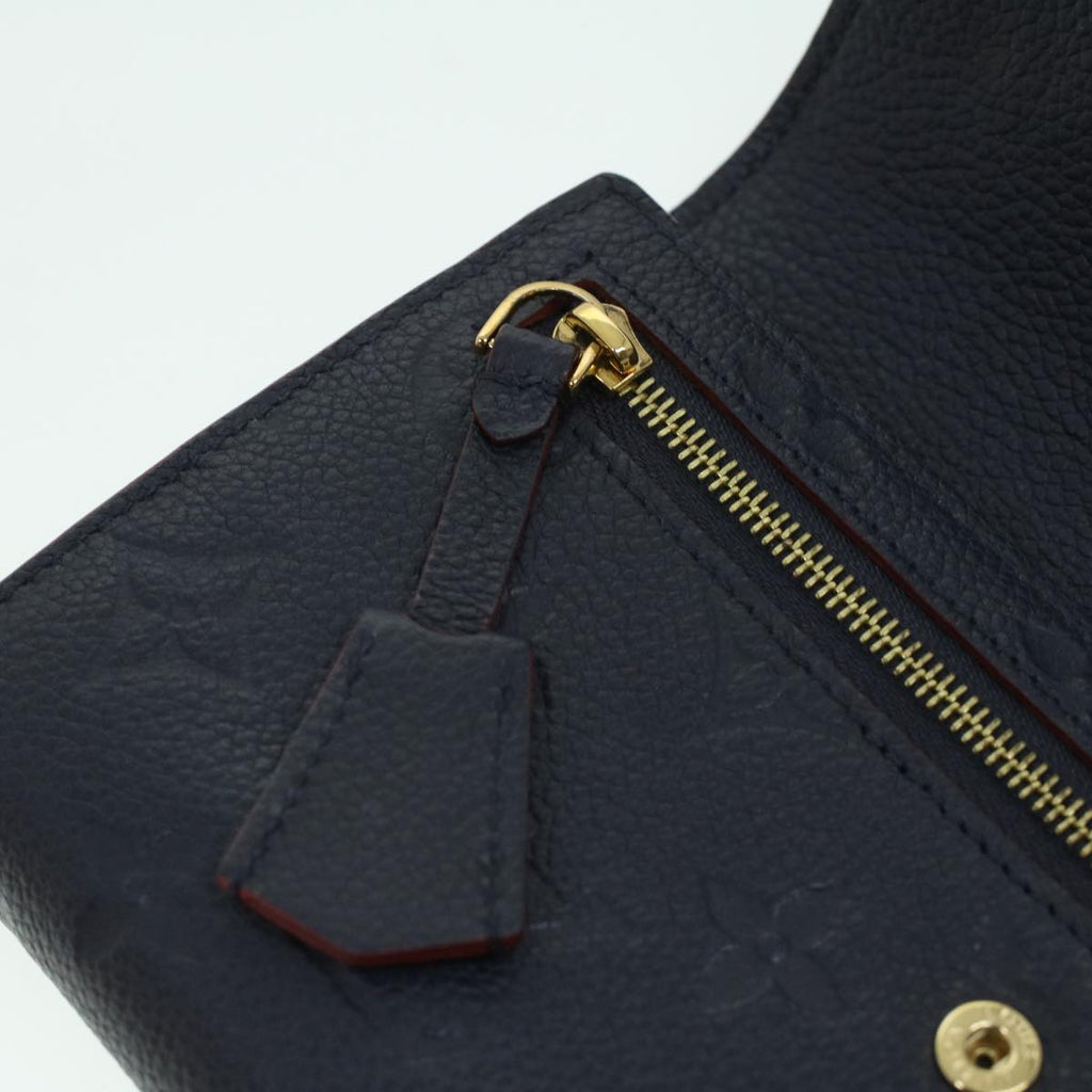 Louis Vuitton Navy Leather Pont Neuf wallet accessories