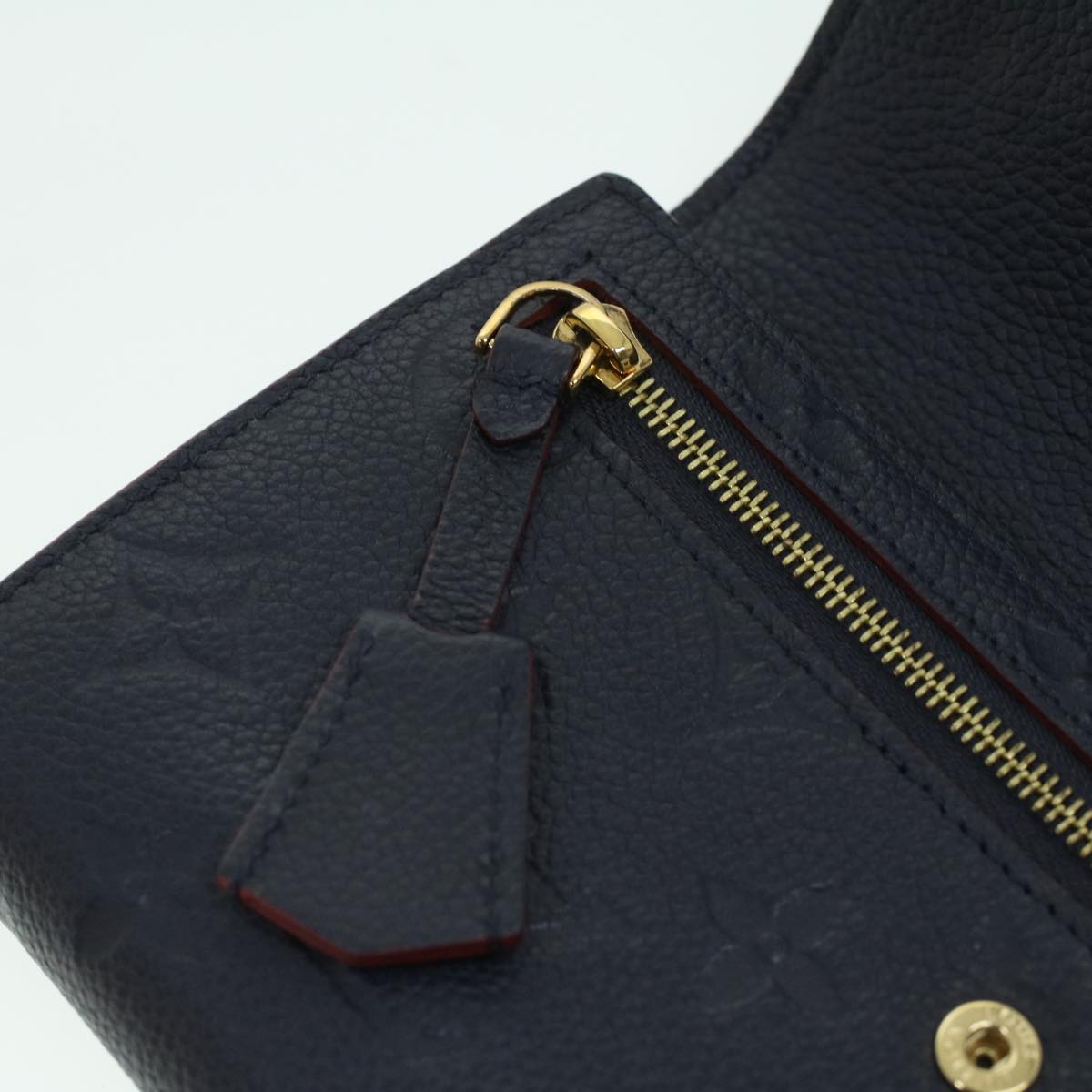 Louis Vuitton Navy Leather Pont Neuf wallet accessories