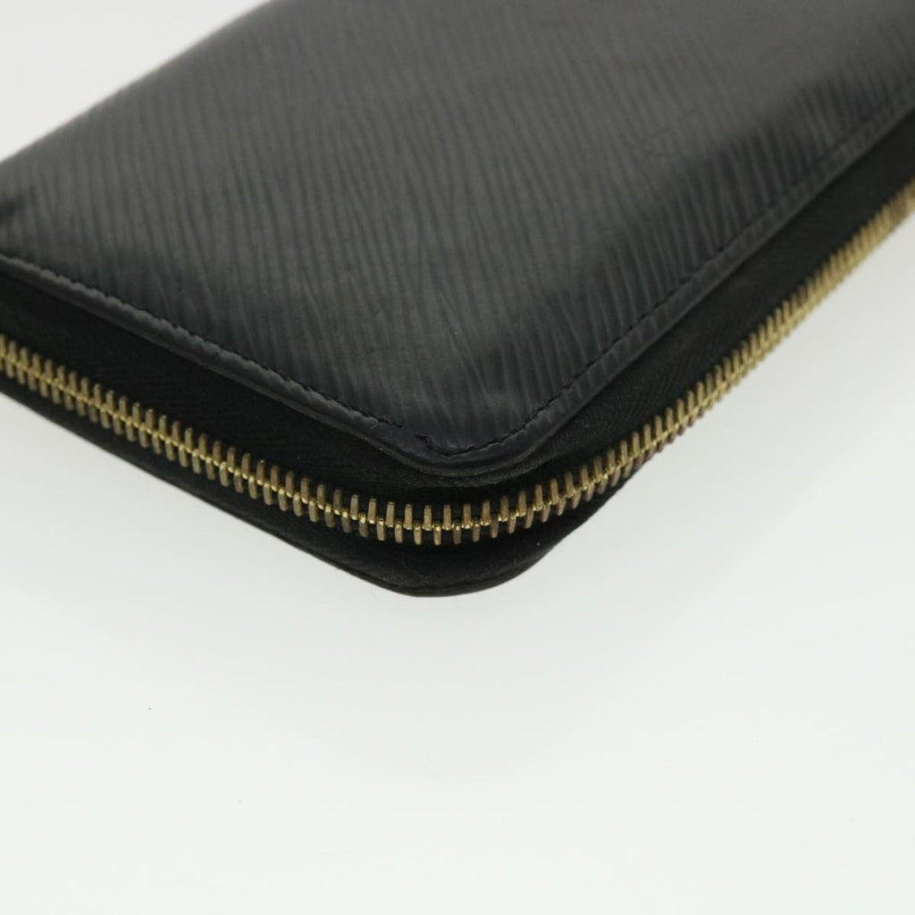 Louis Vuitton Black Leather Portefeuille zippy wallet accessories