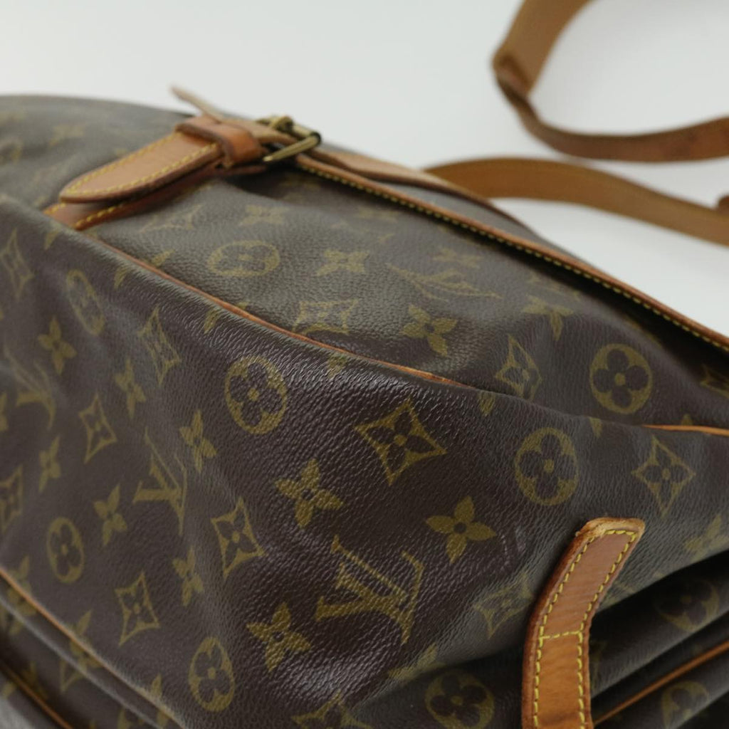 Louis Vuitton Brown Canvas Saumur 35 shoulder bag