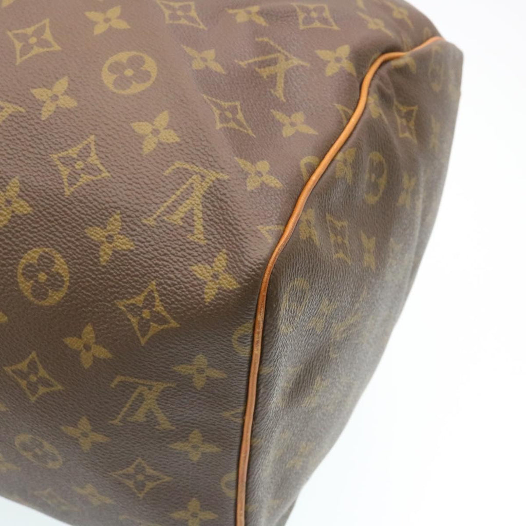 Louis Vuitton Brown Canvas Keepall 45 travel bag