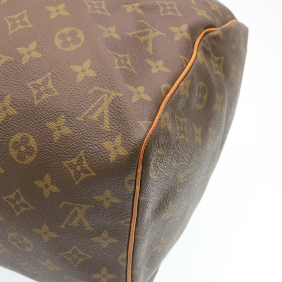 Louis Vuitton Brown Canvas Keepall 45 travel bag