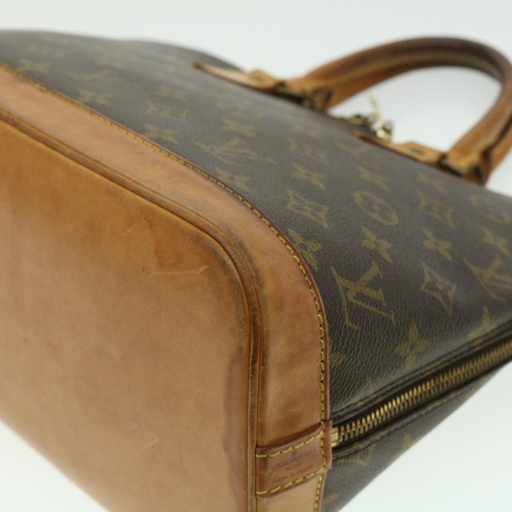 Louis Vuitton Brown Canvas Alma handbag bag