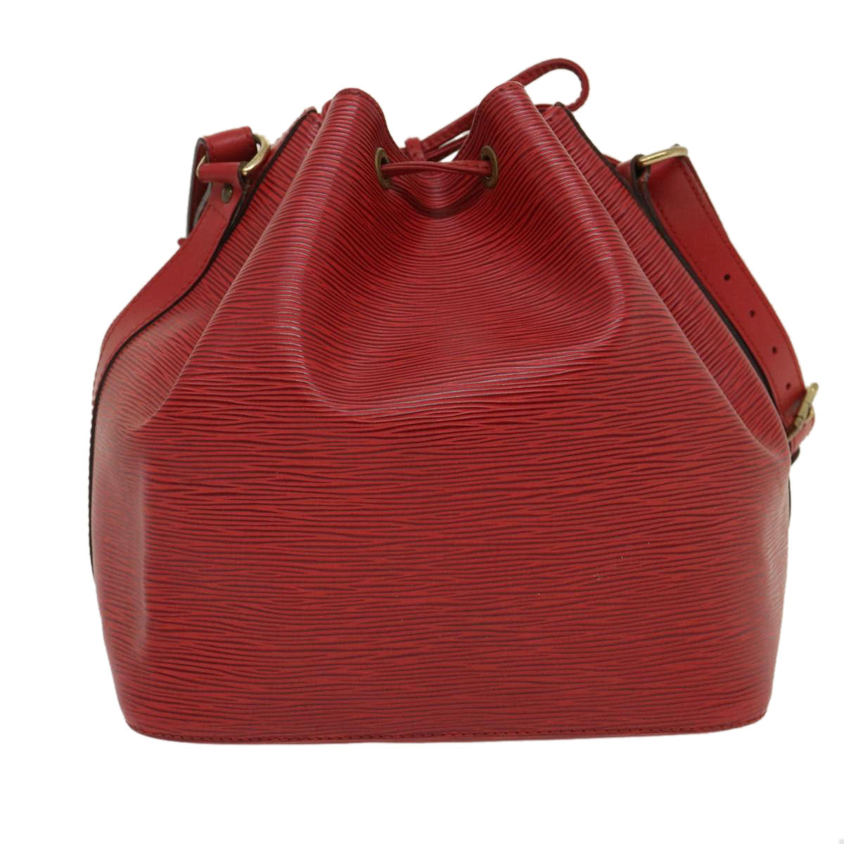 Louis Vuitton Red Leather Noe shoulder bag