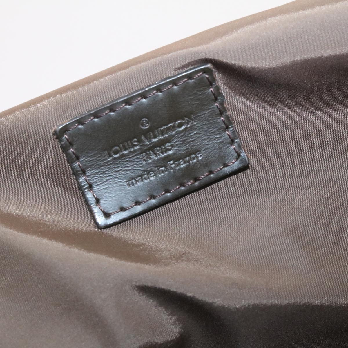Louis Vuitton Black Canvas Petit messager shoulder bag