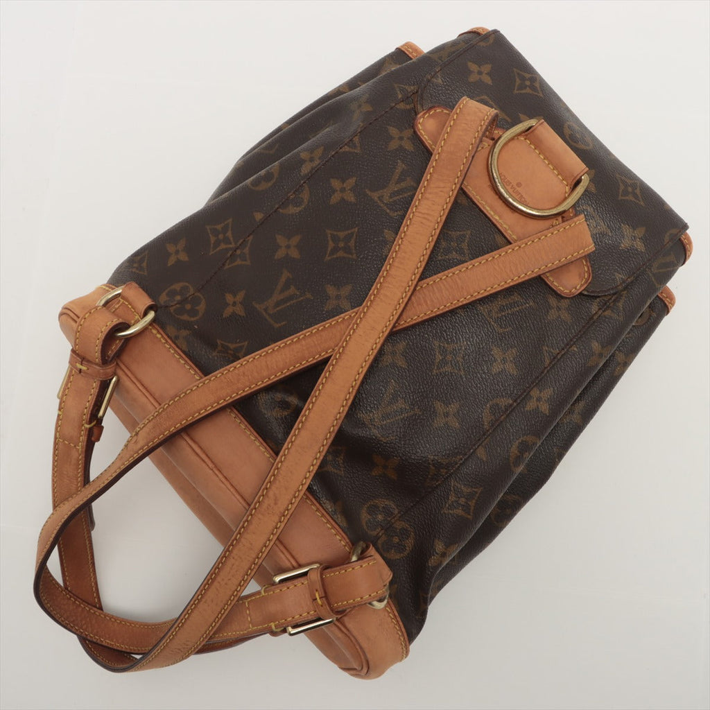 Louis Vuitton Brown Leather Montsouris shoulder bag
