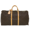 Louis Vuitton Brown Canvas Keepall 60 travel bag
