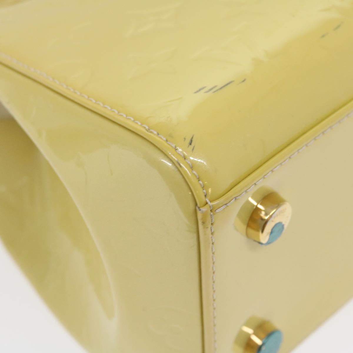 Louis Vuitton Yellow Patent leather Brea shoulder bag