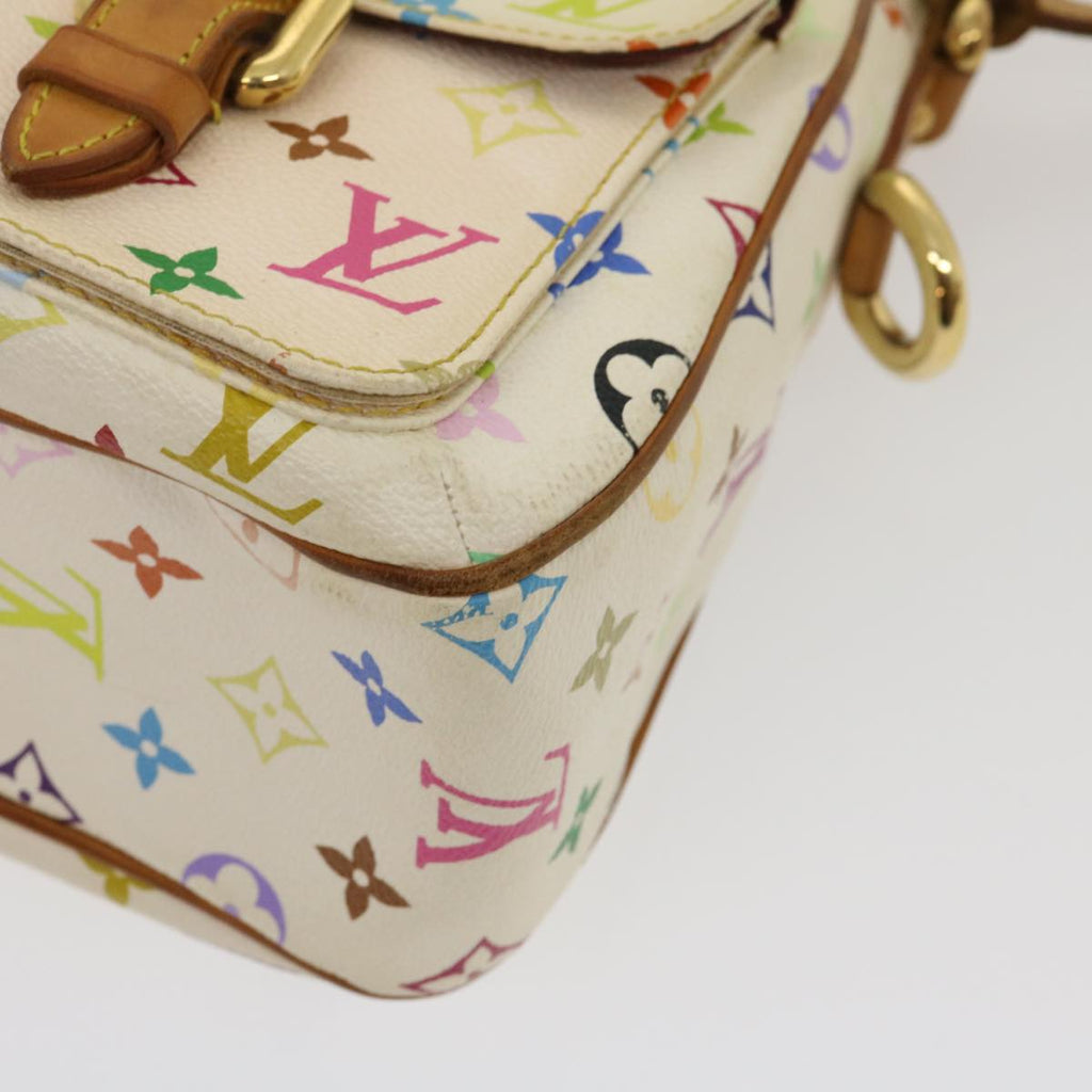 Louis Vuitton White Canvas Lodge shoulder bag