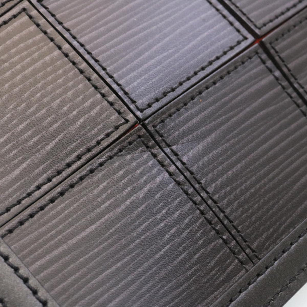 Louis Vuitton Black Steel Pochette accessoires clutch bag