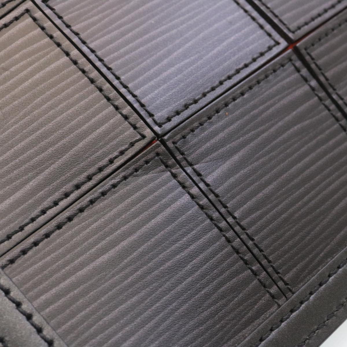 Louis Vuitton Black Steel Pochette accessoires clutch bag