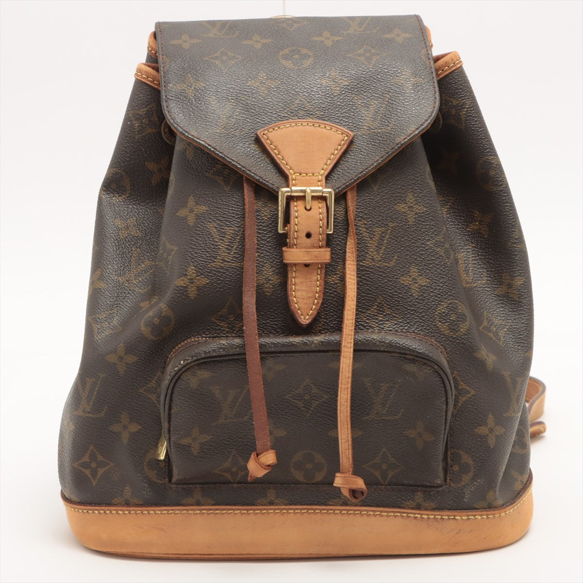 Louis Vuitton Brown Leather Montsouris shoulder bag