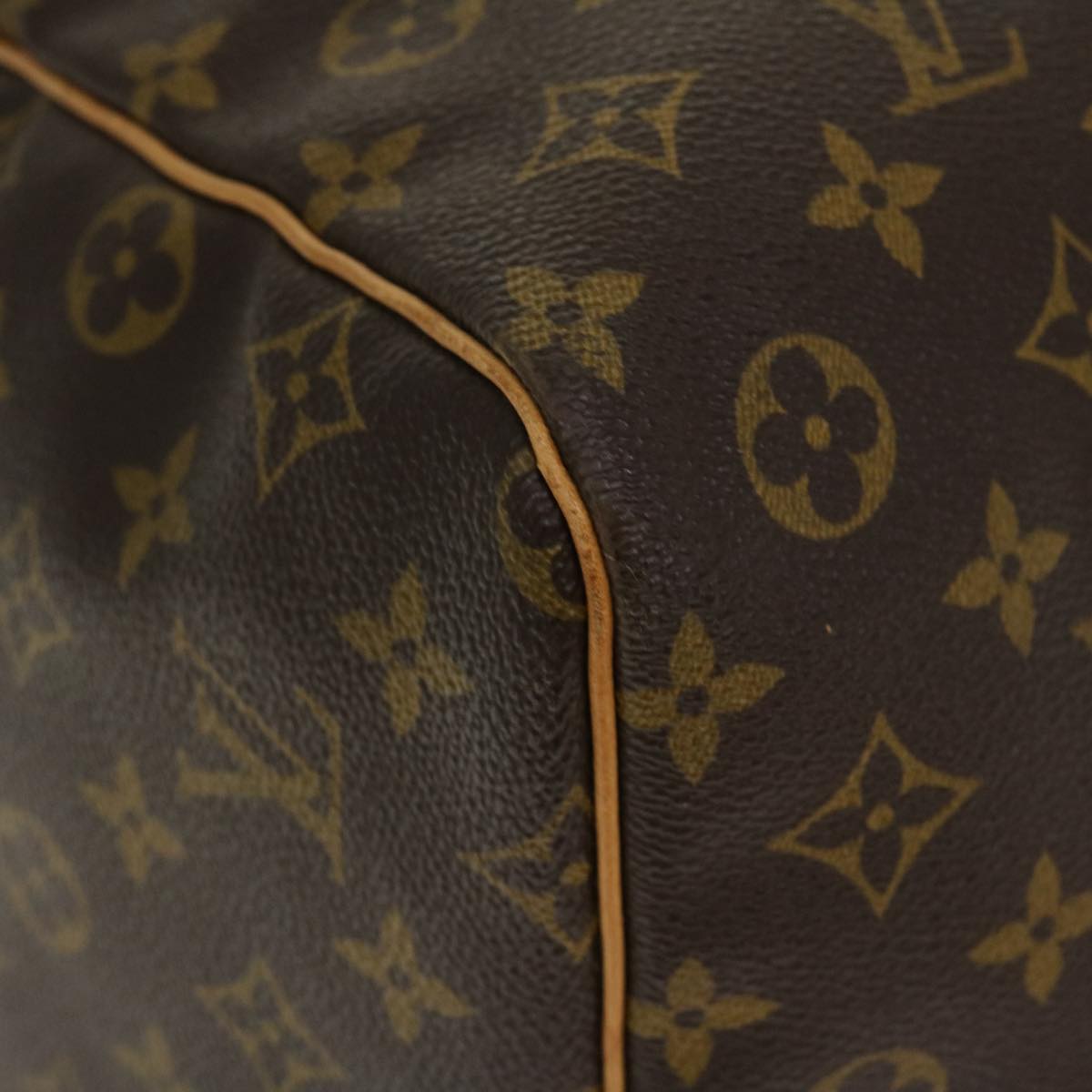 Louis Vuitton Brown Canvas Keepall 60 travel bag