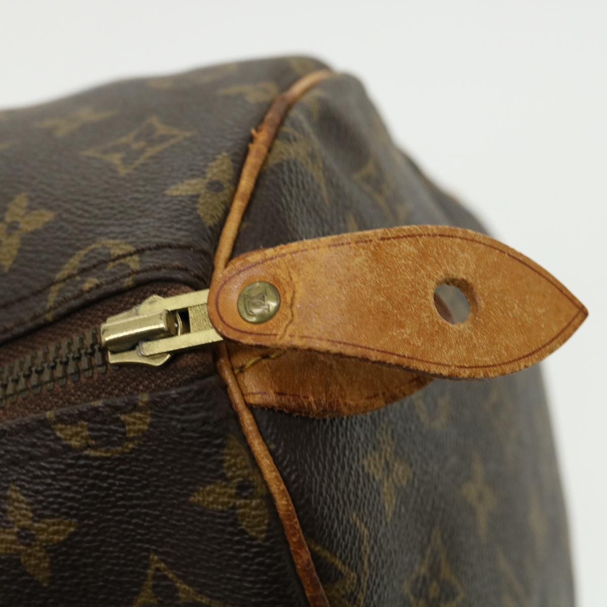 Louis Vuitton Brown Canvas Speedy 35 handbag bag